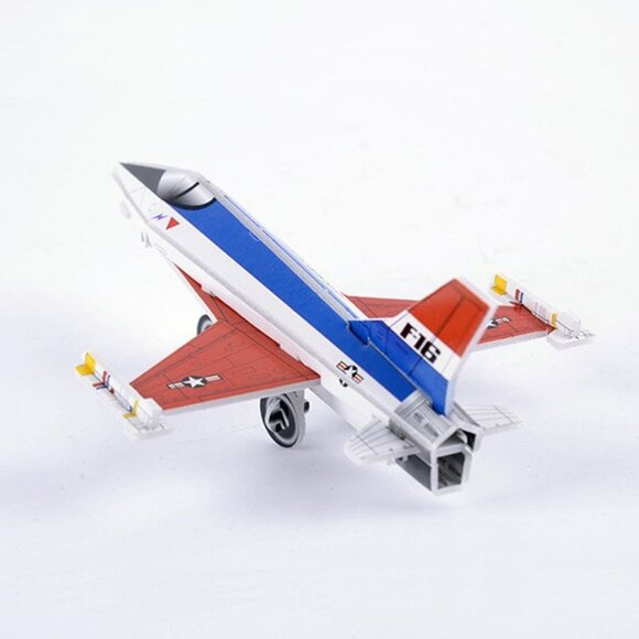 Yujiso Plane Series 3D Puzzle Set 111 Pcs DIY The New World Model Size 44x42x8cm - Picture 6 of 8